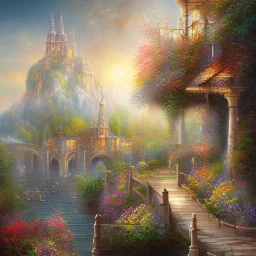 A beautiful rendition of mountains