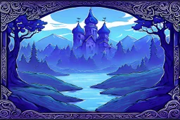 background for game inspired slavic mythology