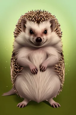 a hedgehog wearing goggles, in the style of alice in wonderland illustrations