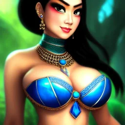 ultra detailed fullbody portrait of busty beautiful Kitana, extremely detailed digital painting, intrincate, extremely detailed smiling face,crystal clear Big Green eyes, in the style of Ohrai Noriyoshi and robert e howard and pablo oliveira and Ken Kelley and Keith Parkinson,mystical colors,perfectly centered image, perfect composition, rim light, beautiful lighting,8k, stunning scene, raytracing