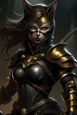 Cat woman warrior