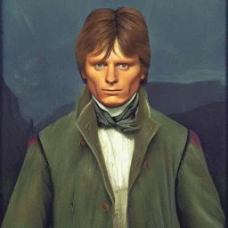 Marty McFly painted by Caspar David Friedrich