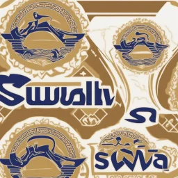 A logo called Swa is the main logo in Arabic, and it is under the name Swa in English