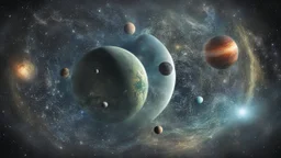 matrix universe, space, planets, creation