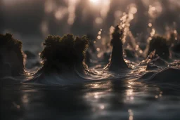 light looking like water movement