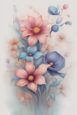 Fantasy flowers by Pauline Gora