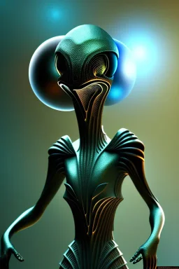 alien, time travel, 8k, finely detailed, photo realistic.