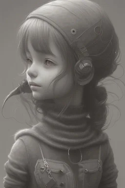 cute girl, Style John Kenn Mortensen,