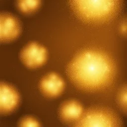 Hyper Realistic Glowing-Golden-Particles-With-Embers on Brown-rustic background Texture