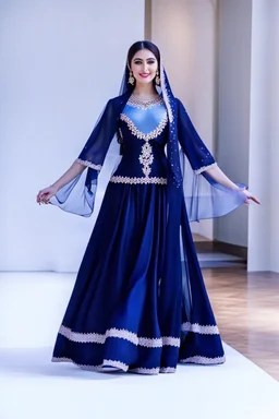 create a video of beautiful azerbaijani lady wearing traditional clothing dancing with sari gelin famous song and music of azerbaijan in a pretty villa garden