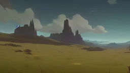 grassland plains mountain background