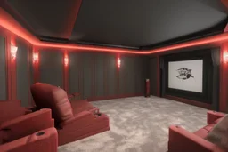 a dedicated home cinema room