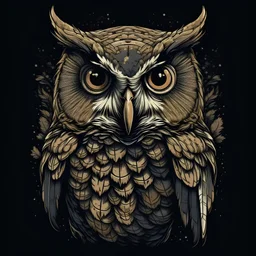 owl t shirt design