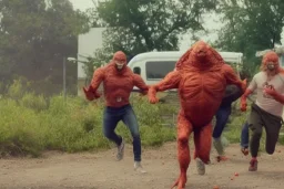 alien invasion tomato monster mexican armada brothers who are just regular brothers running in a van from an asteroid and all sorts of things the movie