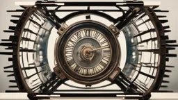 آلة زمنية ترمز إلى فكرة السفر عبر الزمن