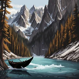 illustration {concept of art for a pair of Braies made from black fabric} digital art, semi-realistic,