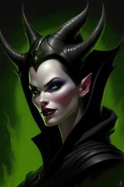 Portrait of maleficent by Disney