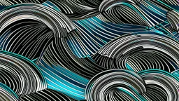 Art Deco Wave Patterns.