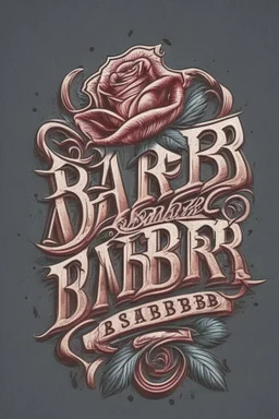 rose und diamant über schriftzug,firmenlogo für friseur barber, name soll SAMO THE BARBER sein, high quality, logo, graffitidesign