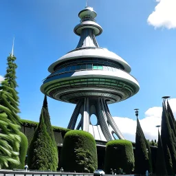 A Starship by the Seattle Space Needle