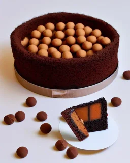 Rishi sunak model made of chocolate cake with Maltesers