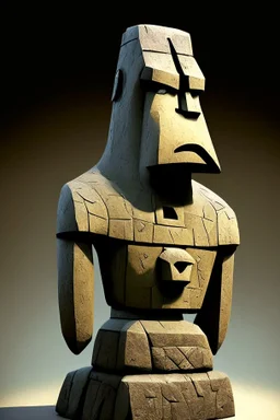 moai easter island golem robot