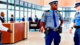 2 security officers deny annoying man from airport lounge