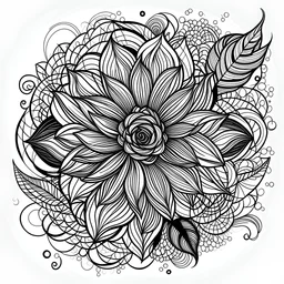 flower abstract, mandala, minimal lines, cartoon, white back ground color, real style, realistic, minimalistic, minimal black line art, line art, crisp line art, unique coloring sheet, outlined, outline, crisp, crisp line edges, illustration, thin lines, crisp clear lines, line art, clean line art, unique, 8k, amazing, masterpiece, no colors, no dark color, no black color, avoid thick black, minimalistic line edges, pure white back ground, image character full fit to page,