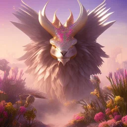 fantasy creature, galactic glitter background, delicate colors, full of details, smooth, light effect，vaporwave colorful, smooth, extremely sharp detail, finely tuned detail, ultra high definition, 8 k, unreal engine 5, ultra sharp focus