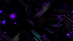 a black background with neon purple elements on it, desktop wallpaper