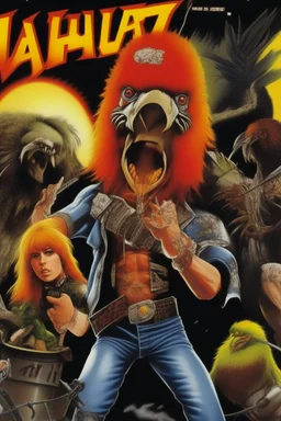 heavy metal chicken movie. japan 1980