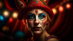 otherworldly circus with magical performers, highly realistic, realistic portrait, (((nsfw))), anatomically correct, realistic photograph, real colors, award winning photo, detailed face, realistic eyes, beautiful, sharp focus, high resolution, volumetric lighting, incredibly detailed, masterpiece, breathtaking, exquisite, great attention to skin and eyes, ,