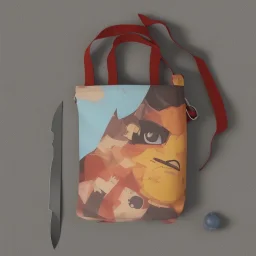 Children's bag, violence knife