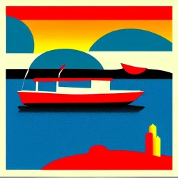 boat pop art