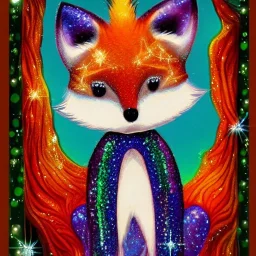 A magical sparkle fox