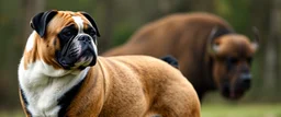 panda dog bison boxer