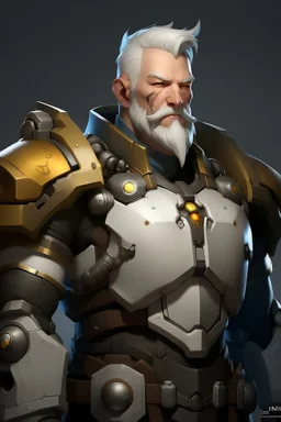 reinhardt di overwatch arma versione leone cinese