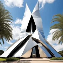 a futuristic Brazilian cathedral by artist "Lygia Pape",by artist "Lygia Clark"