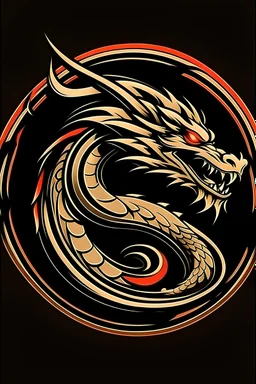 Logo graphique Dragon