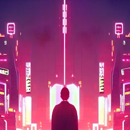 symmetry!! tokyo skyline, blade runner, neon, highly detailed, digital painting, artstation, concept art, smooth, sharp focus, blur, short focal length, illustration, art by artgerm