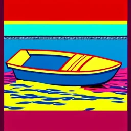 boat pop art