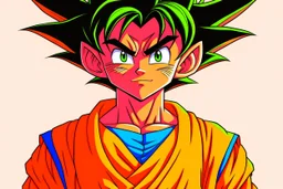 Goku as an Elf