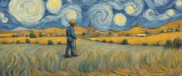 clean and renewable energy for a better future drawn by Van Gogh