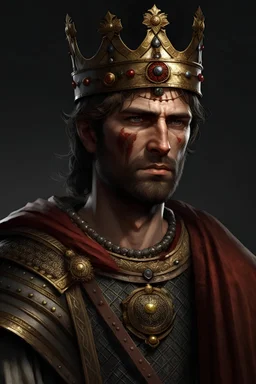 Handsome Frankish Warrior King