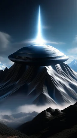 mountain-shaped ufo craft اهيهىل