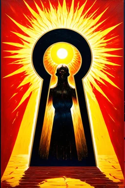 The keyhole that unlocks the sun; Lowbrow Surrealism