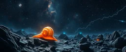 Evidence suggests vast networks of hyper sonic blubber snail echoes exist in asteroid belts, preserving moments in time that can be accessed by beings capable of phase-shifting through causality streams. Bio-luminescent Storms Deep space observations reveal s