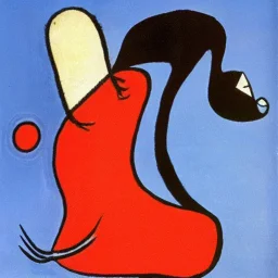 trump by joan miro