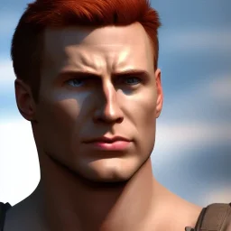 Captain America ,Steve Rogers,Super hero,Marvel,Ultra realistisch,face portret,3d,render,unreal 5 engine, by lospronkos
