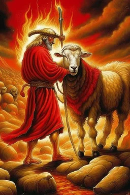 When the Lamb opened the second seal, I heard the second living creature saying, “Come!” Then another horse came out, fiery red. The one riding on it was permitted to take peace from the earth, so that people would slaughter one another. He was given a great sword.